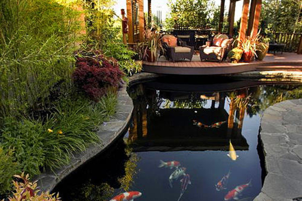 上海庭院魚池制作